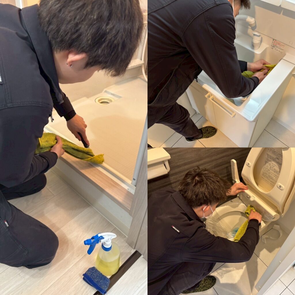 水回りのお掃除はプロにお任せください！